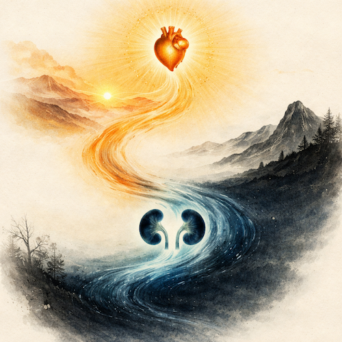 The Emperor and the Root: Heart, Kidneys and the Cost of Burnout